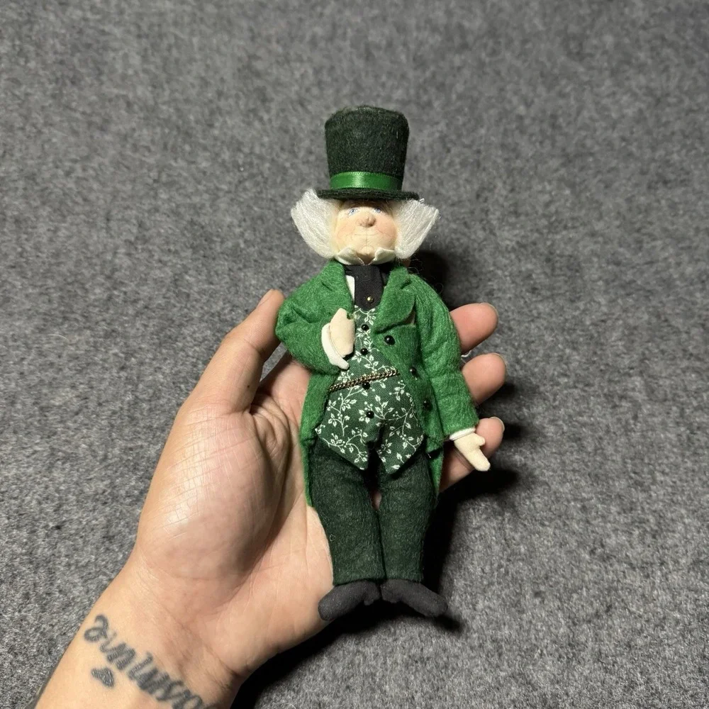 Gladys Boalt Wizard The Wizard Of‎ Oz Artisan Signed Cloth Christmas Ornament